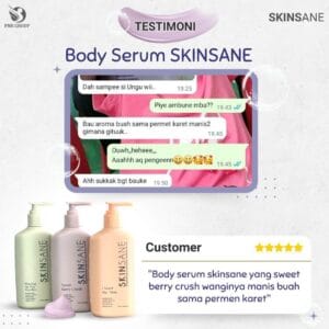 SKINSANE Body Serum Sweet Berry Crush 250 ml