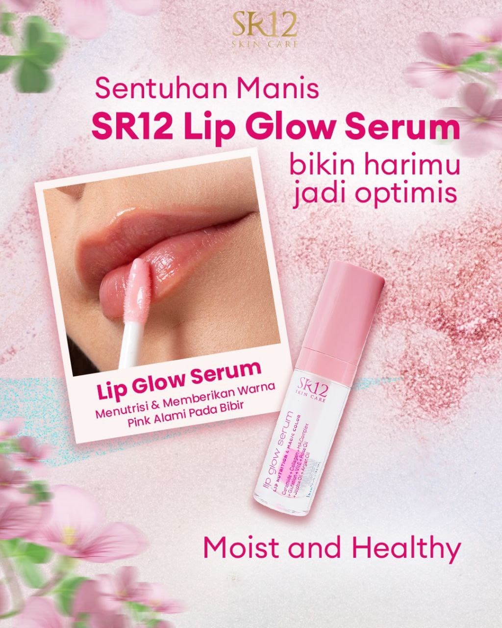 Lip Glow Serum (Lip Nutrition & Magic Color) 2 gr