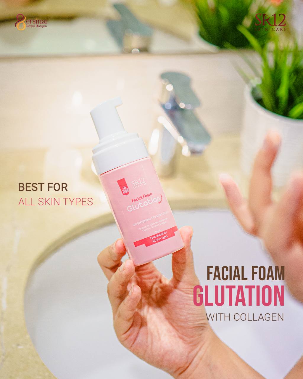Facial Foam Glutation Collagen 100 ml | FF