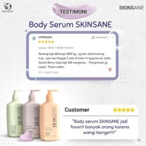 SKINSANE Body Serum Sweet Berry Crush 250 ml