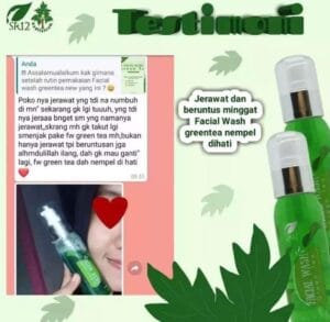 Facial Wash Greentea New 100 ml | FW