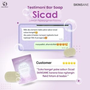 SKINSANE Bar Soap Sicad 80 gr