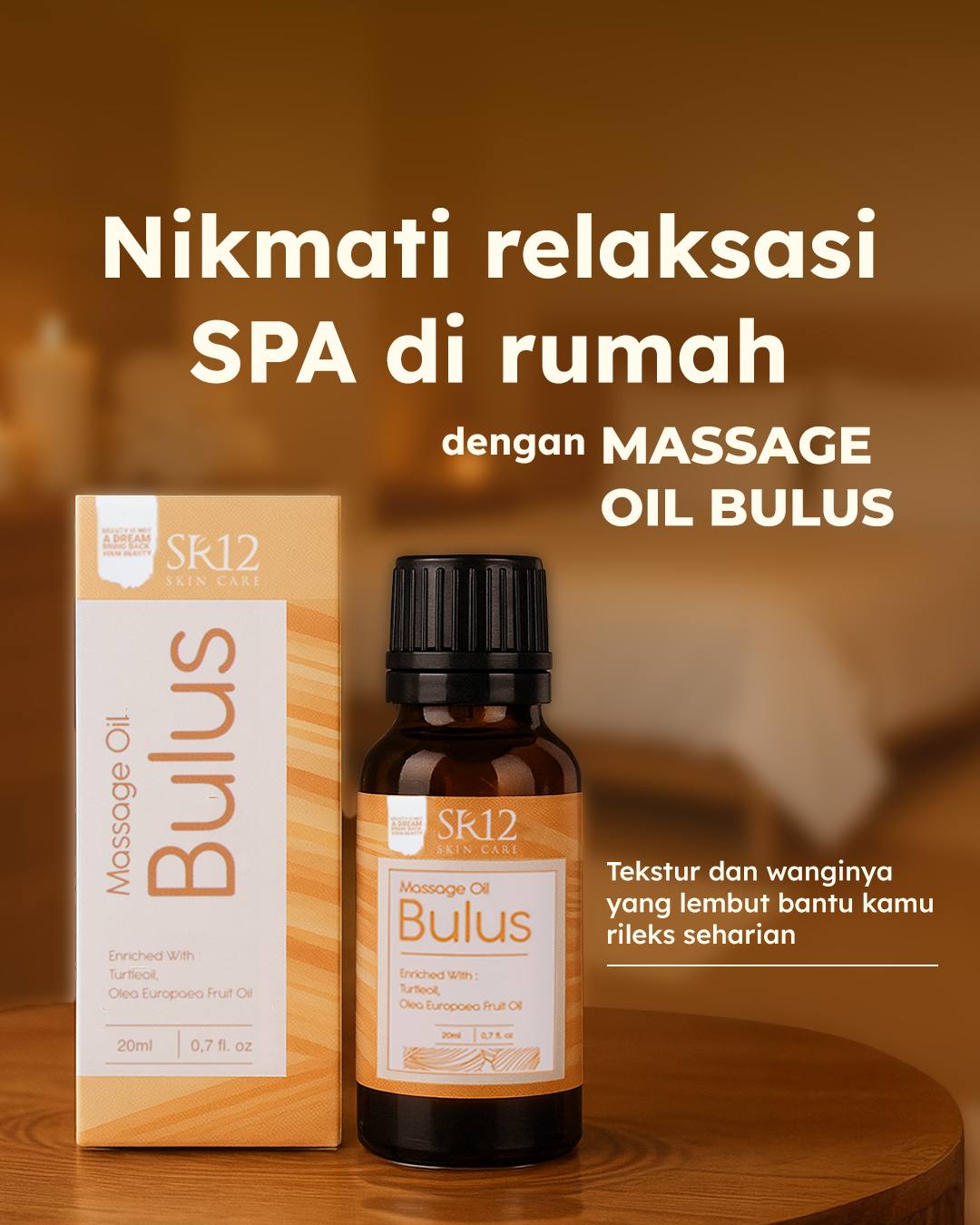 Massage Oil Bulus 20 ml | Mibul