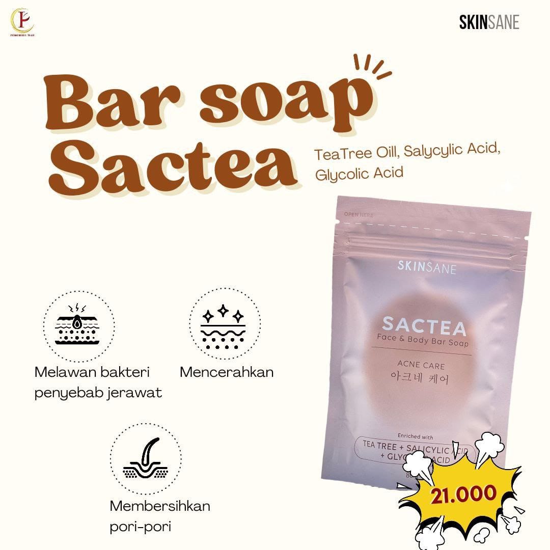 SKINSANE Bar Soap Sactea 80 gr