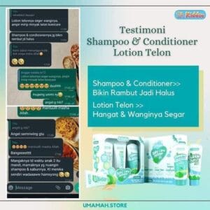Shampoo dan Conditioner Daun Bidara 100 ml | Sampo