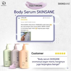 SKINSANE Body Serum Sweet Berry Crush 250 ml