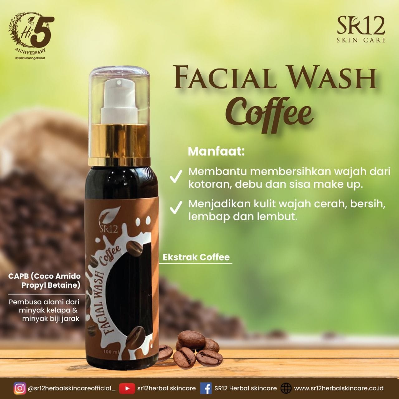 Facial Wash Coffee 100 ml | FW