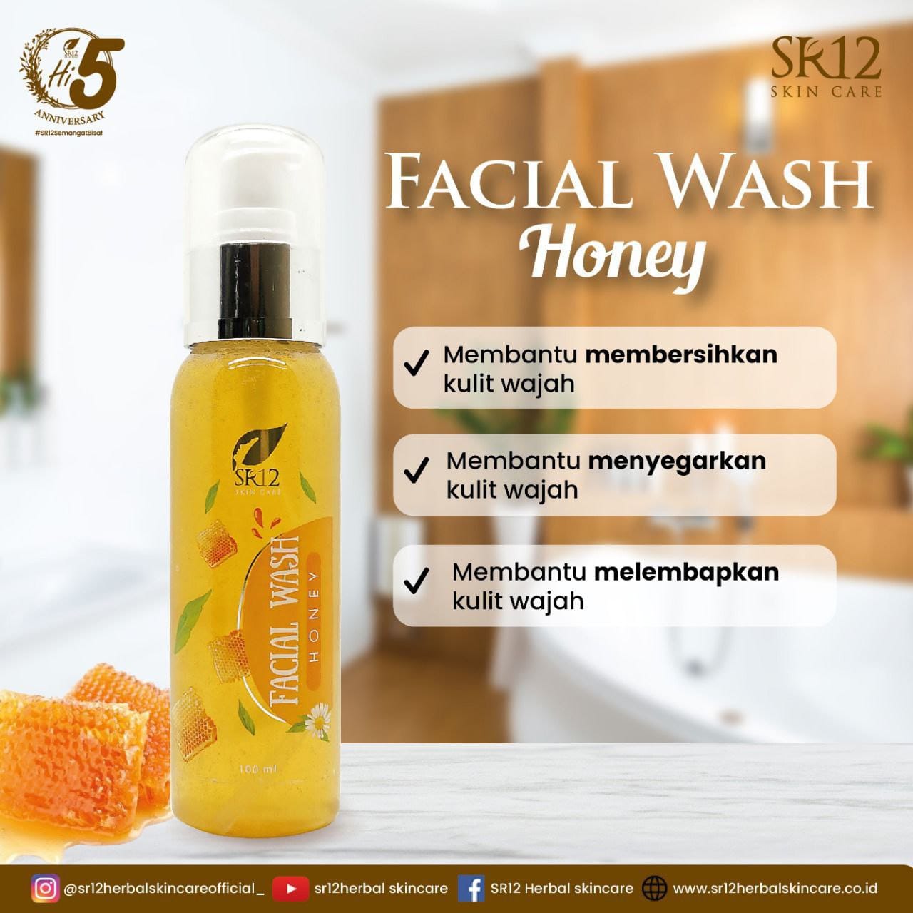 Facial Wash Honey New 100 ml | FW