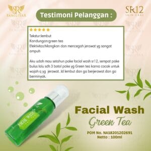 Facial Wash Greentea New 100 ml | FW