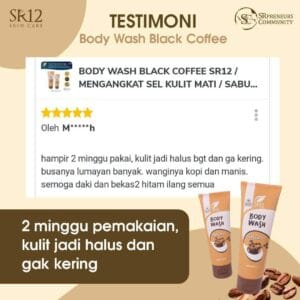 Body Wash Coffe Tube 100 ml