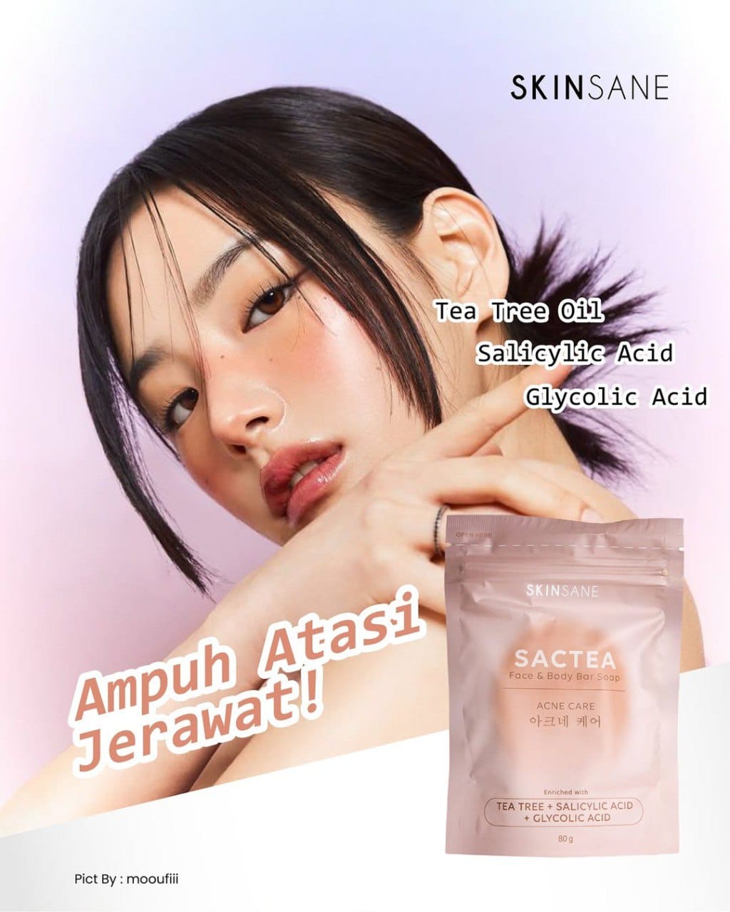 SKINSANE Bar Soap Sactea 80 gr