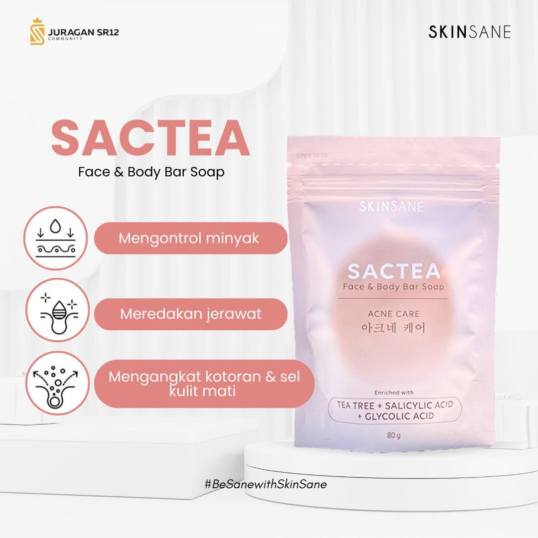 SKINSANE Bar Soap Sactea 80 gr