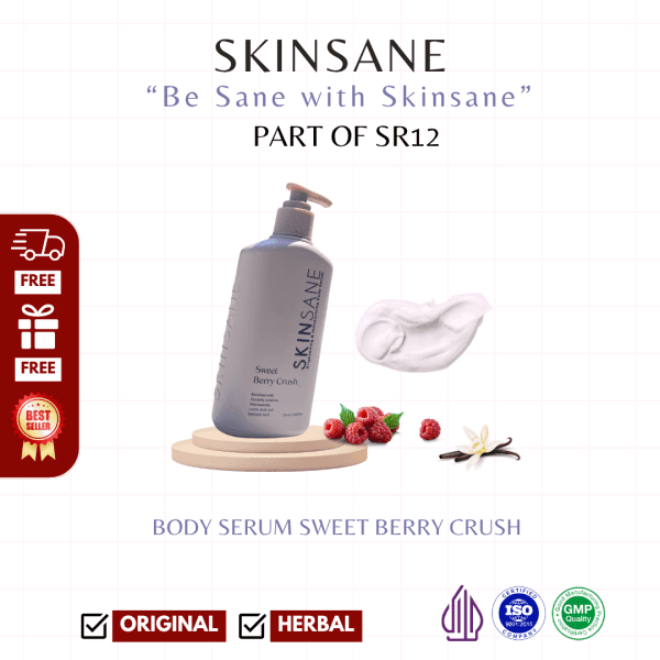 SKINSANE Body Serum Sweet Berry Crush 250 ml