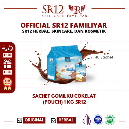 Gomilku Sachet Cokelat (Pouch 40 Sachet) | Susu