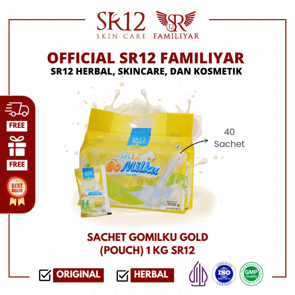 Gomilku Sachet Gold (Pouch 40 Sachet) | Susu