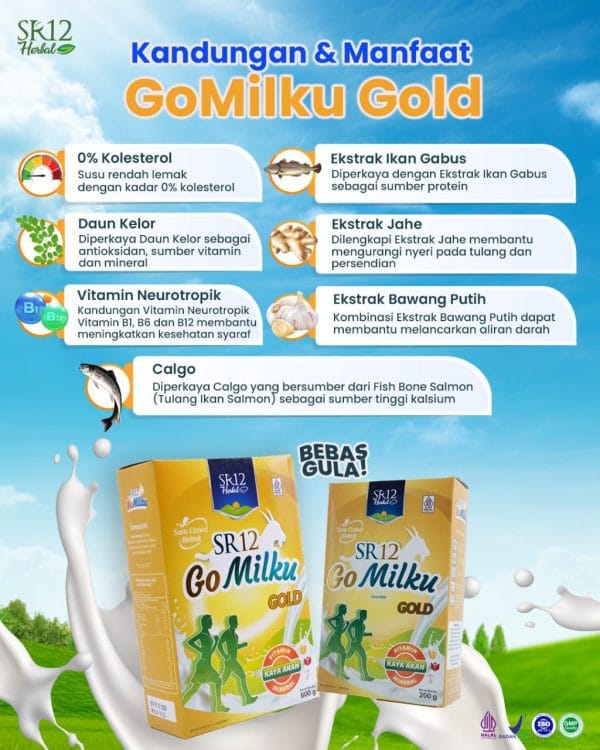 Gomilku Gold Box 600 gr | Susu - Gambar 2