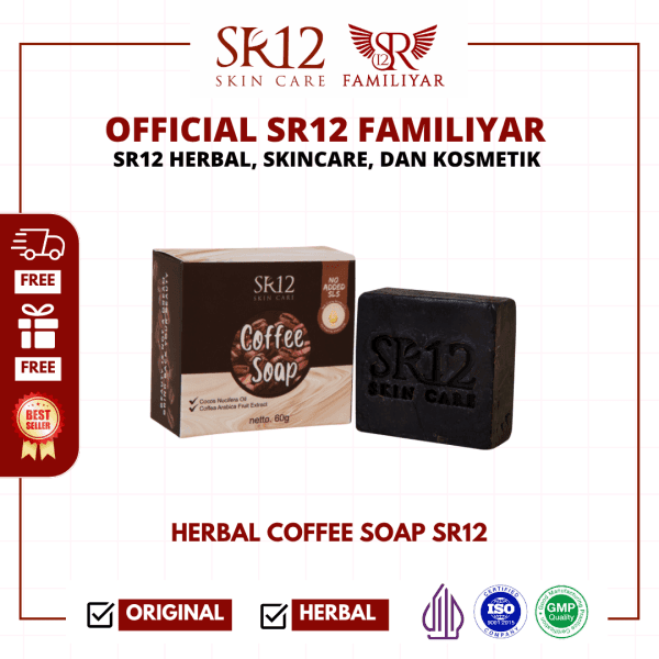 Herbal Soap Coffee 60 gr | HS Sabun Batang