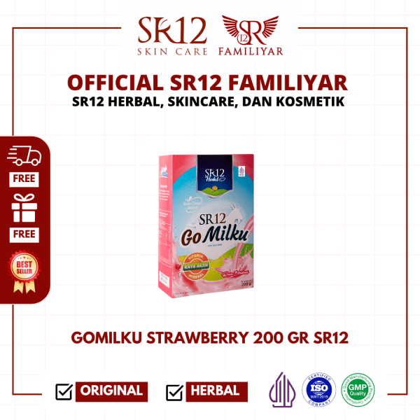 Gomilku Stroberi Box 200 gr | Susu