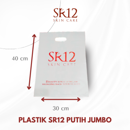 Kantong Plastik Putih Jumbo (30 x 40) | Kresek