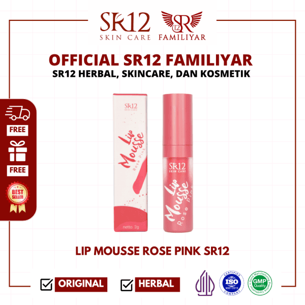 Lip Mousse Rose Pink 2 gr