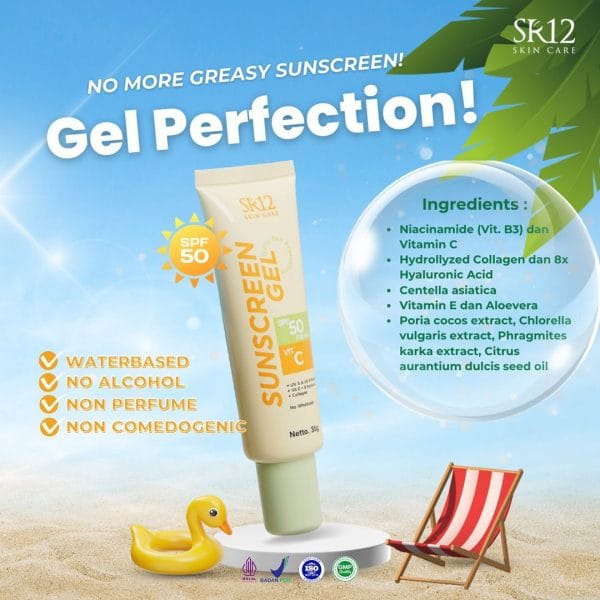 Sunscreen Gel SPF 50 PA+++ 30 gr - Gambar 5