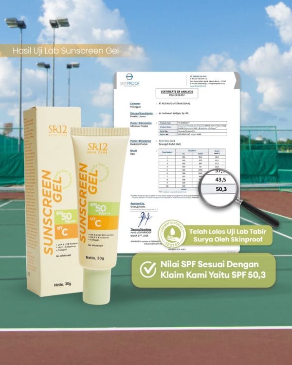 Sunscreen Gel SPF 50 PA+++ 30 gr - Gambar 6